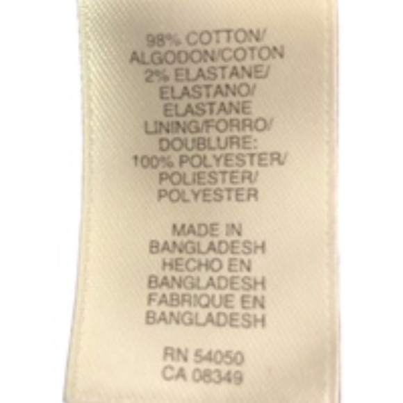 Jones Studio Abstract Lined Front Single Button Blazer Size 14 - Picture 7 of 7